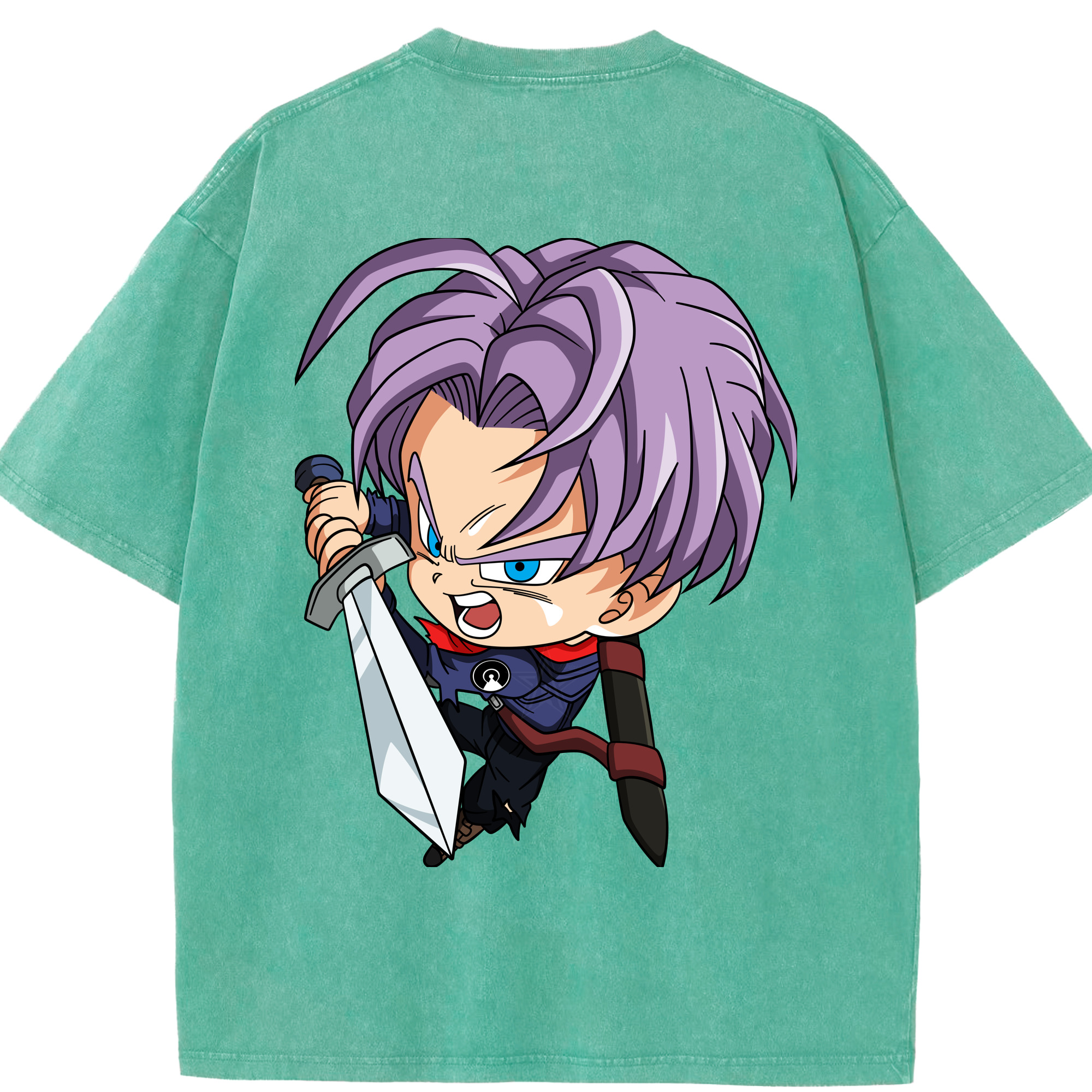 （画像用） ドラゴンボール DRAGON BALL 綿100% ヴィンテージ風 半袖Tシャツ（背面プリント）